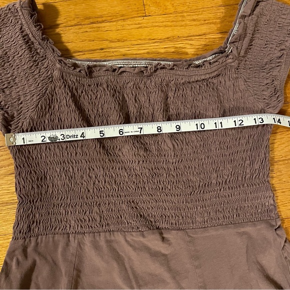 Say What? Women’s Purple Smocked Mini Fit & Flare Skater Dress Medium (Juniors’) - Picture 10 of 11